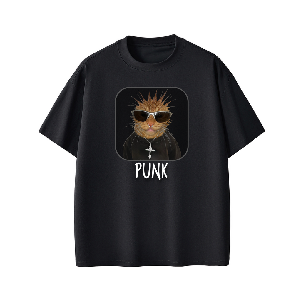 Punk Cat Loose Fit Tee