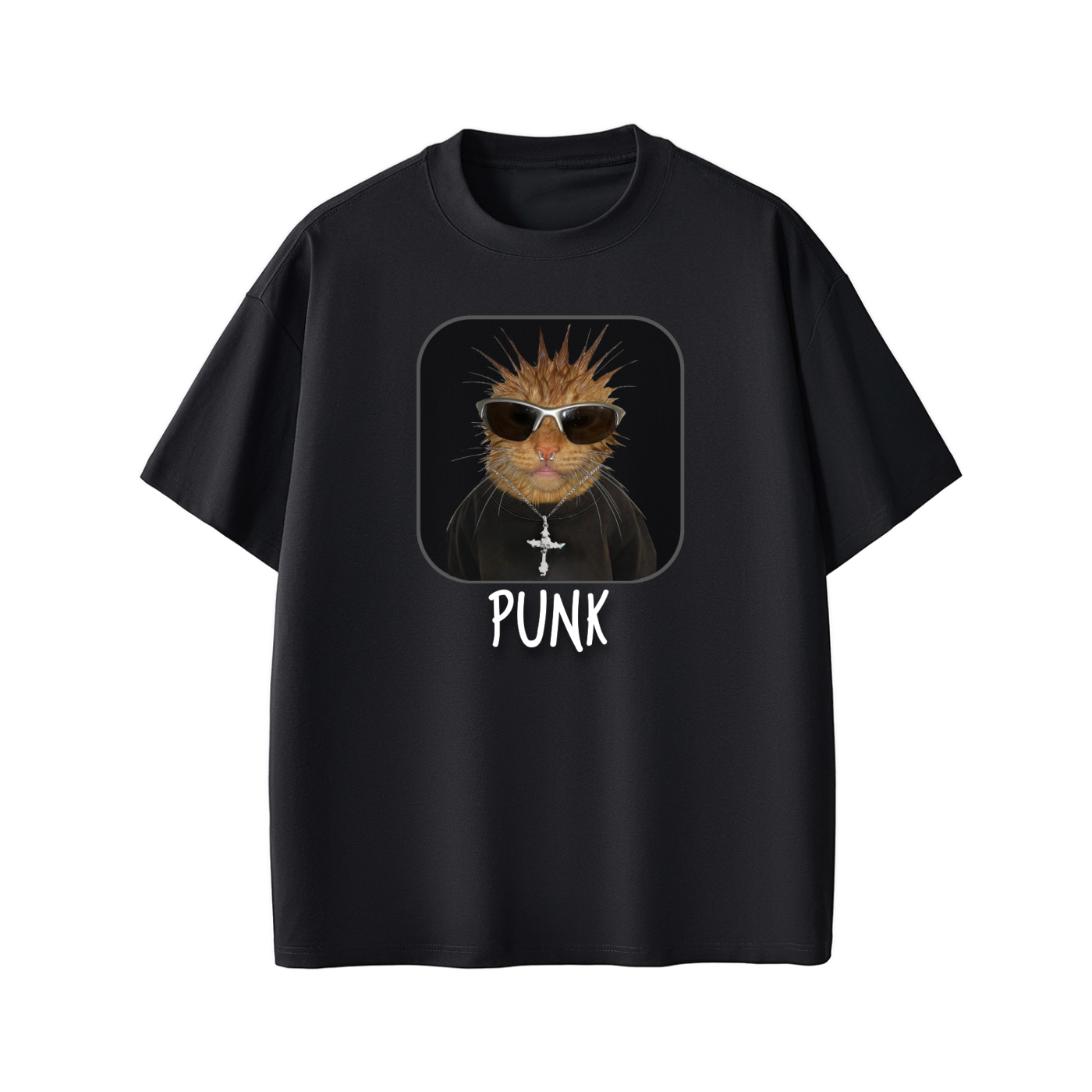Punk Cat Loose Fit Tee