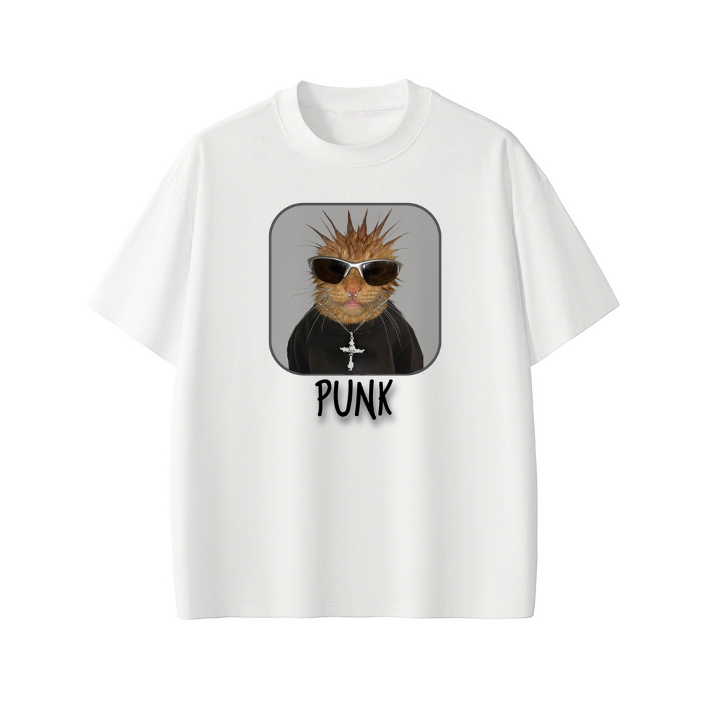 Punk Cat Loose Fit Tee